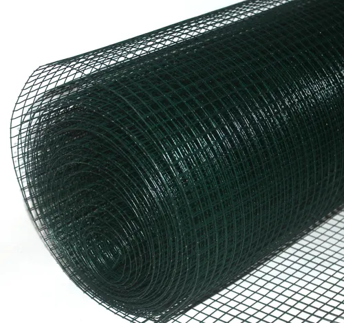 Volierendraht 10x1000 mm 10 m GRÜN beschichtet - Gartenzäune: Robuster, punktgeschweißter Volierendraht, ideal für sichere Gehege und Zäune, mit grün beschichteter Oberfläche für optimalen Wetterschutz.