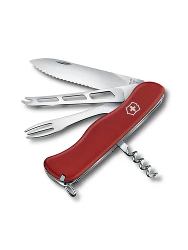 Victorinox Cheese Master W Schweizer Taschenmesser rot - Schweizer Taschenmesser, ideal zum Schneiden und Servieren von Käse, mit hochwertigen Klingen und praktischem Design.
