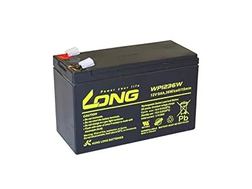 Kung Long WP1236W 12V 36W AGM Batterie - Autobatterien, wartungsfrei und mit geringer Selbstentladung, ideal für Sicherheits- und USV-Anlagen.