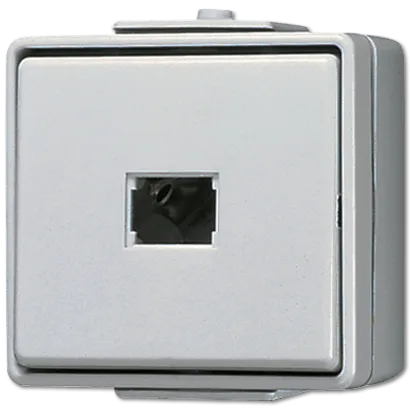 Jung 633W Taster, 1-polig Wechsler mit N-Klemme, 10 A 250 V ~, IP 44, WG 600