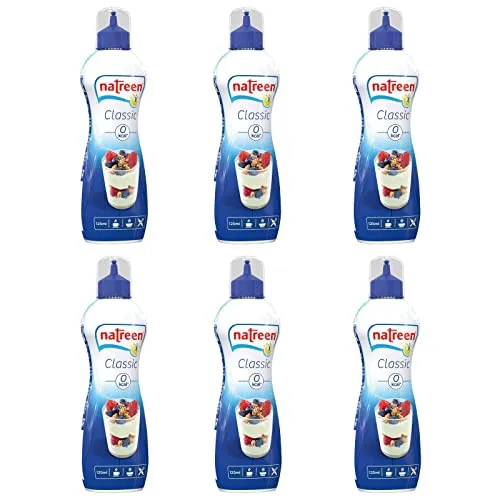 NATREEN® Süßstoff Classic Feine Süße Flüssig 6 x 125ml Flüssigsüße ohne Kalorien
