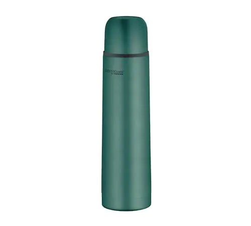 THERMOcafé by THERMOS TC BEVERAGE BOTTLE - 0,70l in moss green mat - Thermobehälter, hält Getränke bis zu 12h heiß & 24h kalt, aus Edelstahl mit auslaufsicherem Verschluss und praktischem Trinkbecher, ideal für Schule, Büro und unterwegs.