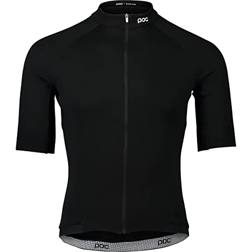 POC Pristine Jersey Radtrikot XL schwarz - Enganliegendes Velotrikot aus 85% recyceltem Polyester, ideal für Rennradfahrer. Stretch und silikonbeschichtetes Material sorgen für besten Komfort. Entdecken Sie weitere Top-Angebote von POC!