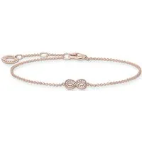 THOMAS SABO Armband Infinity in roségold 925 Sterlingsilber in rosegold von THOMAS SABO