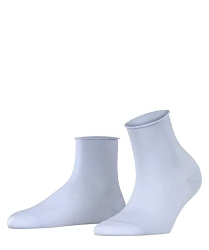 FALKE Damen Socken Cotton Touch W Sso Baumwolle einfarbig 1 Paar, Blau Light Blue 6594, 35-38