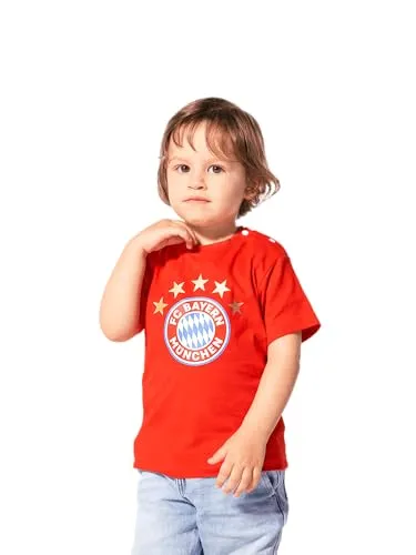FC Bayern München | T-Shirt Essential| Baby Rot/Weiß, Rot oder Navy | Fußball