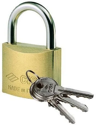 Vorhängeschloss CISA Messing 22010 50 MM