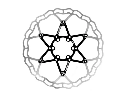 Ashima Bremsscheibe AiNeon floating 2-teilige Bremsscheibe 160mm schwarz 70g