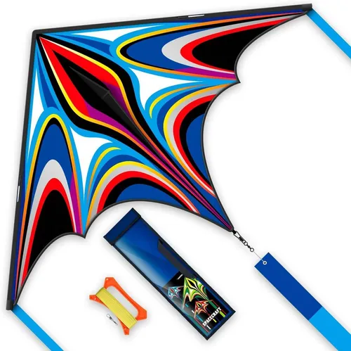 Großer grüner Delta-Drachen 52*35 Zoll Outdoor-Spielzeug aerodynamisch