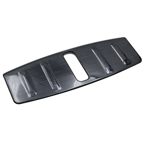 Tesvolution® Ladekantenschutz Frunk für Tesla Model 3 2021 + 2022 + 2023 aus Aluminium - Schutzblende für vorderen Kofferraum Stoßstangenschutz als Zubehör