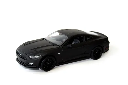 Welly Modellauto 1:24 2015 Ford Mustang GT Matt Schwarz 24062MA-W
