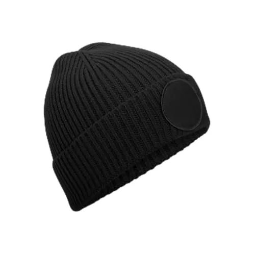 Beechfield - Circular Fashion Patch Beanie - Black - One Size