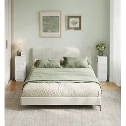 VASAGLE Schmaler Nachttisch 2er Set von VASAGLE