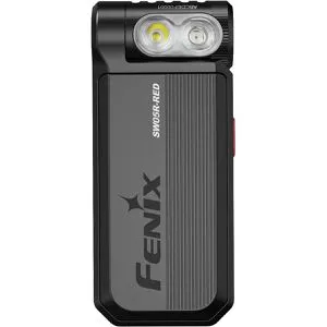 Fenix SW05R-RED LED Taschenlampe - 150 Lumen mit USB-C und Clip - Taschenlampe mit 150 Lumen, aufladbar über USB-C, bietet sowohl Kaltweiß- als auch Rotlicht für vielseitige Anwendungen.