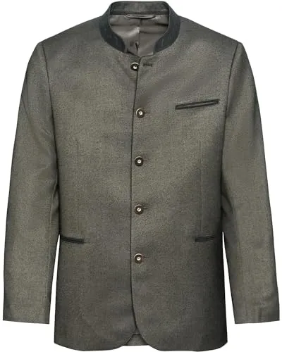 Luis Steindl Janker mit Stehkragen Grün 102