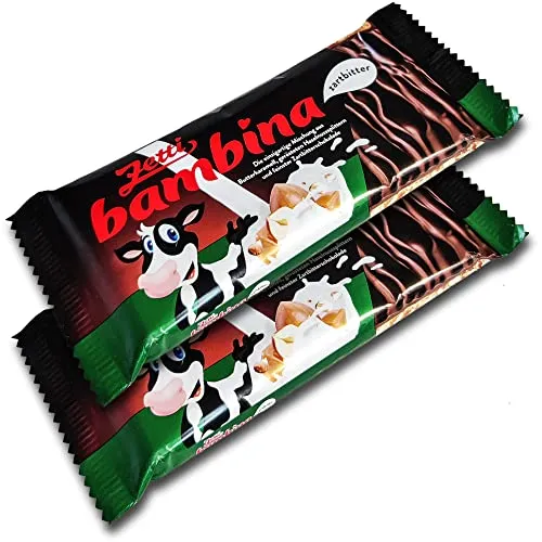 er Pack Zetti bambina Zartbitter Tafel 2 x 100g Sonderpreis haltbar bis 04/26 2