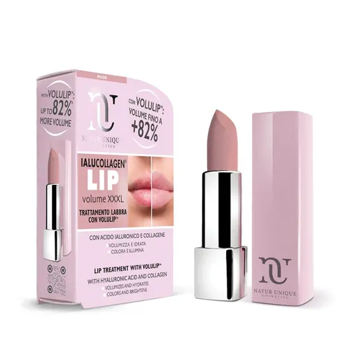 Natur Unique Ialucollagen Lippe Stick XXXL Volumen Nude Feuchtigkeitscreme 4,2ml