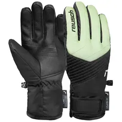 Reusch Dan R-tex XT Junior Skihandschuhe schwarz/aqua in beige von Reusch