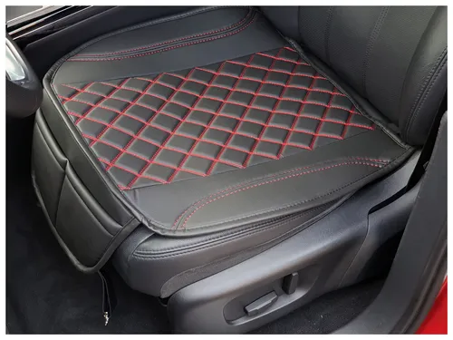 Sitzauflage Schwarz Kunstleder passend für Hyundai H-1 2. Gen. OT402