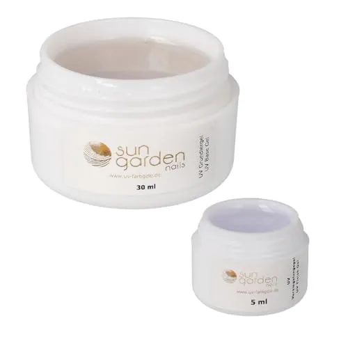Sun Garden Nails UV Grundiergel 30ml + Versiegelungsgel 5ml Nailset UV Gele