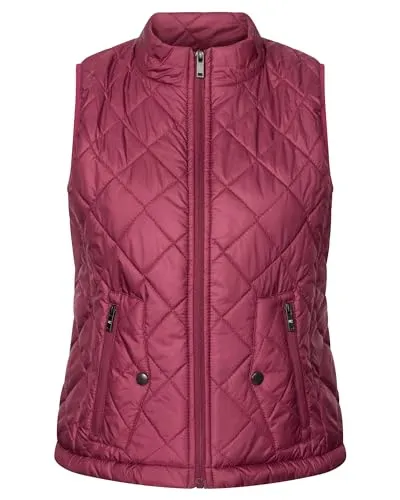 Rock Creek Damen Weste D-506 - Steppweste in Weinrot - Damen-Westen: Hochwertige Steppweste von Rock Creek, winddicht und atmungsaktiv, ideal für Freizeit und Outdoor-Aktivitäten, mit optimaler Passform und hohem Tragekomfort.