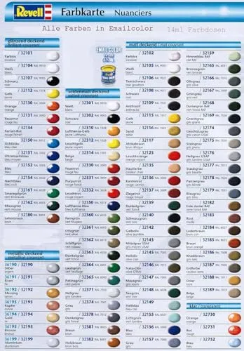 Revell Emailcolor 32xxx Farbensoriment