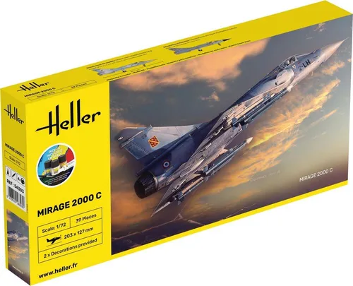 Heller 1:72 56303 STARTER KIT Mirage 2000 C - NEU