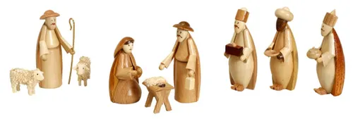 Miniaturfiguren Krippenfiguren natur 5,5cm