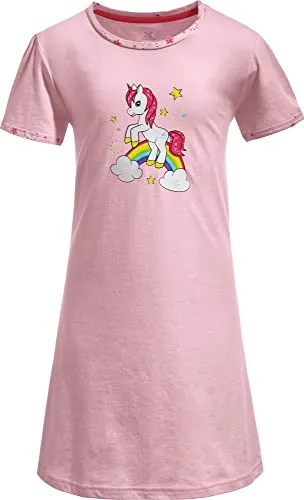 Erwin Müller Kinder-Nachthemd Single-Jersey Hellrosa Größe 134/140