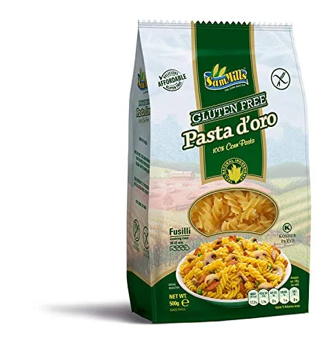 Pasta d´oro – Glutenfreie Nudeln (Fusilli) aus Maismehl | 500 g Packung