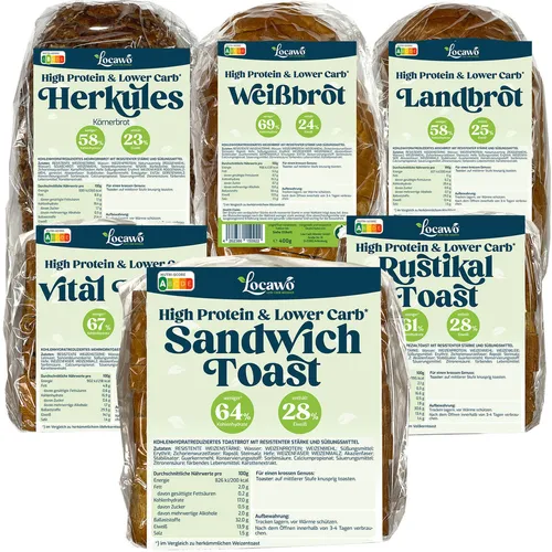 Locawo High Protein & Low Carb* Brot Box von Locawo