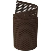zaunzu Sichtschutz PP Premium gelocht 20 Prozent Streifen Braun 2,55m
