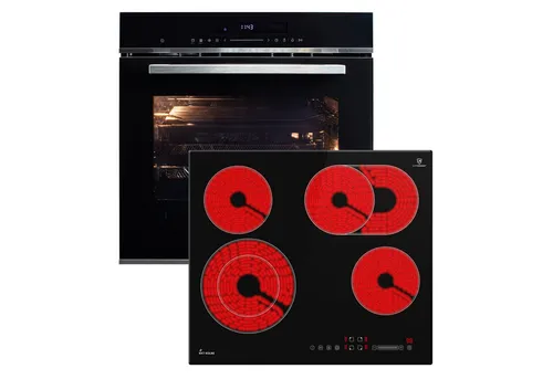 KKT KOLBE Autarkes Herdset 60cm mit Backofen EB8017ED und Kochfeld CH5901RL