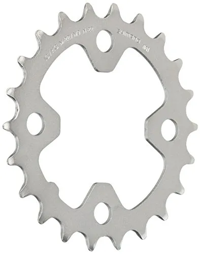 SHIMANO Unisex Kettenblatt 2092895020, Silber - Fahrradkettenblatt in silber, ideal für präzise Schaltvorgänge und hohe Langlebigkeit beim Radfahren.
