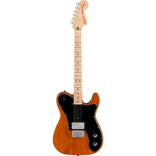 Squier Paranormal Esquire Deluxe Mocha E-Gitarre - Gitarren mit Fender Designed Wide Range Humbucker, bietet vielseitige Klangoptionen und ein stilvolles Mocha-Finish für ein einzigartiges Seventies-Design.