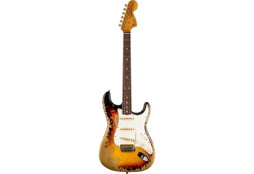 Fender 2025 Stratocaster Pro SHREL RW 3-Color Sunburst E-Gitarre - Hochwertige E-Gitarre mit einzigartigem 3-Color Sunburst Finish und präziser Tonabnehmer-Technologie. Ideal für kreative Musiker, die Stil und Klang vereinen möchten.