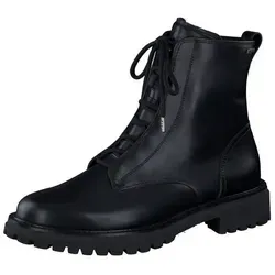 Paul Green Stiefelette Glattleder Schnürstiefelette schwarz 40,5 EU - Wanderschuhe mit 4 cm Blockabsatz, aus hochwertigem Glattleder und ideal für lässige Outfits. Perfekt für stilvolle Wanderungen und Freizeitaktivitäten.