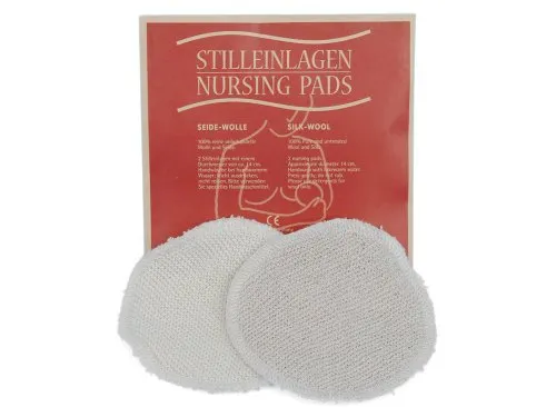 STILLEINLAGEN Seide/Wolle 2 St