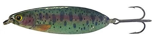 Fladen Realistic Flutter Spoon - Rainbow Trout, 4.5 cm