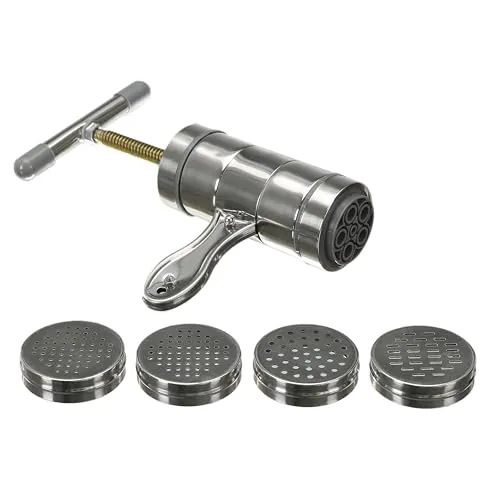 Cook Concept KU6543 Nudelmaschine, manuell, 5 Formen, Küchenutensil, Zubehör, zum Schneiden