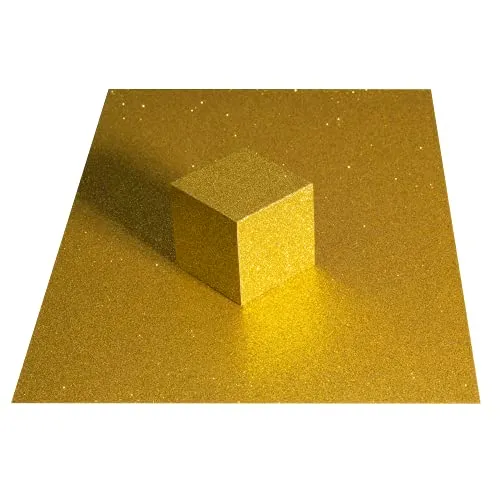 Papertent A4 Ultra Glitterkarton, Gold 10 Blatt