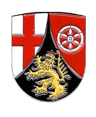 FahnenMax® Pin Anstecker Rheinland Pfalz Wappen von FahnenMax