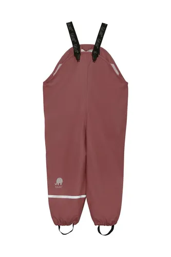 CELAVI Baby-Jungen Rainwear Pants-Solid - Atmungsaktive Regenhose in Rose Braun, Größe 110 - Regenhose für Jungen, atmungsaktiv, wind- und wasserfest mit 5000 mm Wassersäule. Ideal für aktive Kinder, die auch bei schlechtem Wetter draußen spielen möchten.
