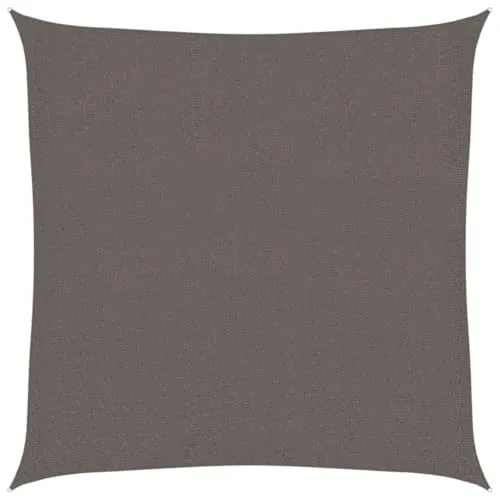 vidaXL Sonnensegel HDPE Quadratisch 3,6x3,6m - Idealer Sonnenschutz für Garten und Terrasse - Sonnenschutz aus 100% HDPE, schimmel- und UV-beständig, ideal für Garten, Terrasse oder Balkon. Einfach zu montieren mit Edelstahl-Befestigungen und Seilen.