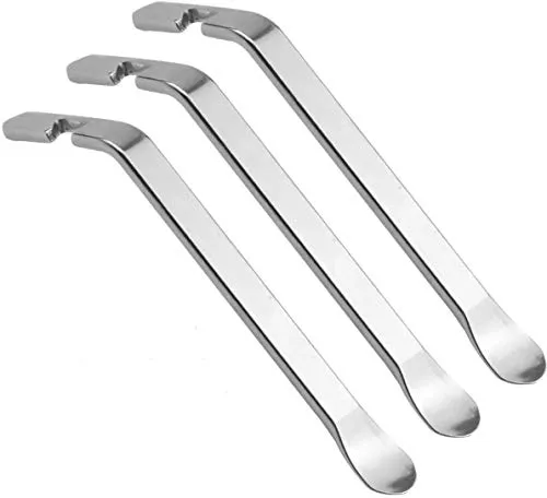 Fodlon Reifenheber, 3pcs Montierhebel Fahrrad, Edelstahl Fahrradreifen Hebel zur Reparatur von Motorrädern, Fahrrädern, Auto-Innenschlauch