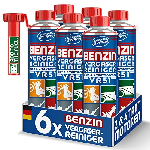 Original Syprin Vergaserreiniger VR51 für 2 Takt 4 Takt Benzin Motoren 6x