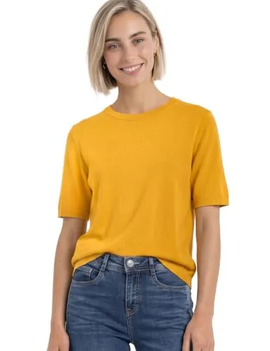 STREET ONE Kurzarmpullover aus weicher Viskose