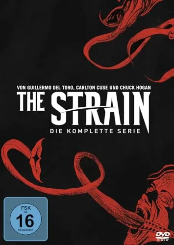 The Strain - Complete Box [14 DVDs] - Spannende Horror-Serie auf 14 DVDs, freigegeben ab 16 Jahren, ideal für Fans von fesselnden Vampirgeschichten.