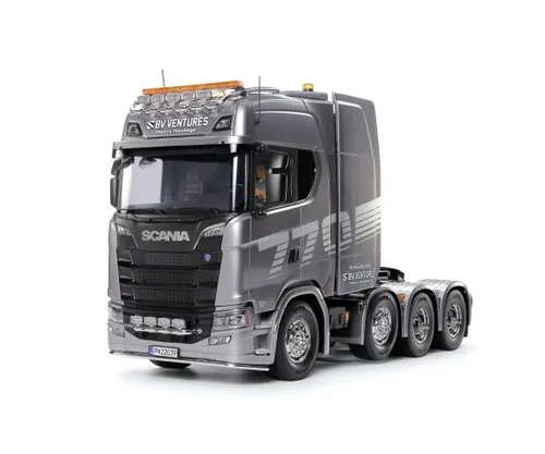Tamiya 56376 1:14 RC Scania 8x4/4 Gun Metal Lack von Tamiya