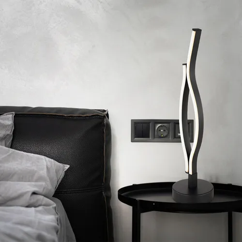 Tischleuchte Tischlampe LED Wohnzimmerleuchte Metall BigLight